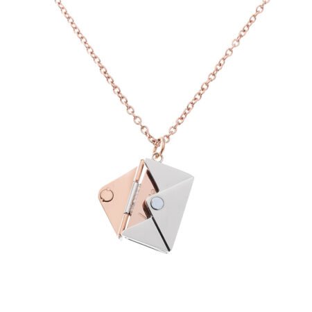 The Secret Love Letter - Envelope Pendant Necklace