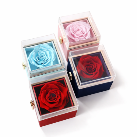 Eternal Clarity - Transparent Heart Ring Box for Special Moments