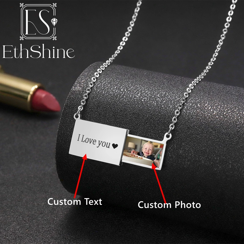 Collier médaillon enveloppe personnalisé pour femmes, bijoux personnalisés avec Message Photo, cadeau en acier inoxydable pour ses meilleurs amis, Couples 4 Collier médaillon enveloppe personnalisé pour femmes, bijoux personnalisés avec Message Photo, cadeau en acier inoxydable pour ses meilleurs amis, Couples 4