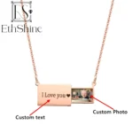 Collier médaillon enveloppe personnalisé pour femmes, bijoux personnalisés avec Message Photo, cadeau en acier inoxydable pour ses meilleurs amis, Couples 5 Collier médaillon enveloppe personnalisé pour femmes, bijoux personnalisés avec Message Photo, cadeau en acier inoxydable pour ses meilleurs amis, Couples 5